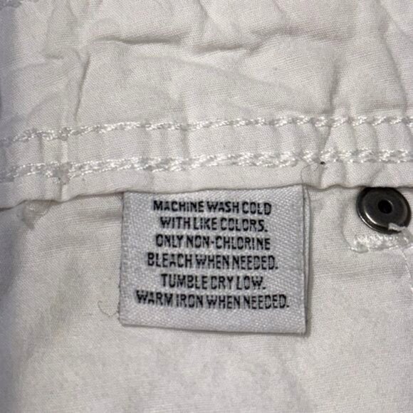 Style & Co. Womens White Cotton Blend Capri Pants Size 10 - Picture 4 of 7